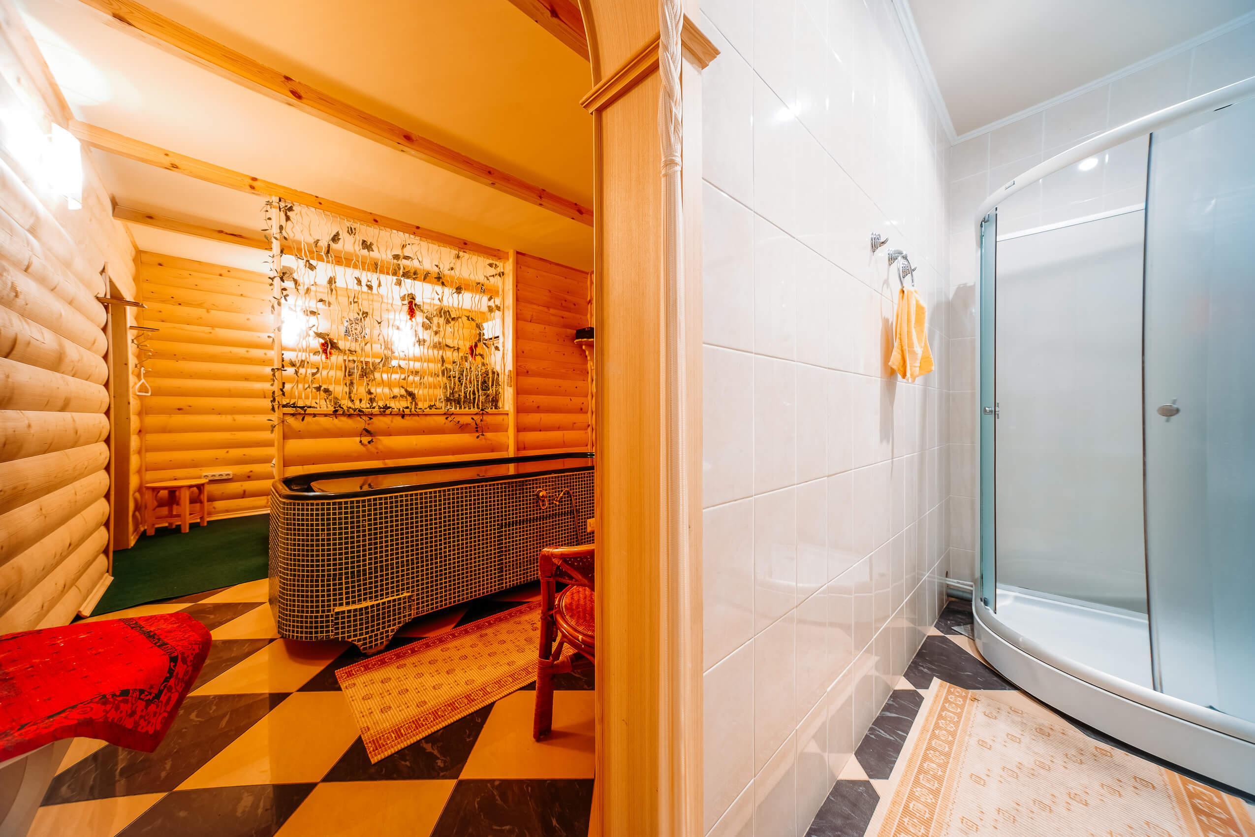SPA в Барской усадьбе. Фотосъемка интерьеров, бань, саун, фотограф Роман Какоткин. Тверь, Москва, Краснодар.