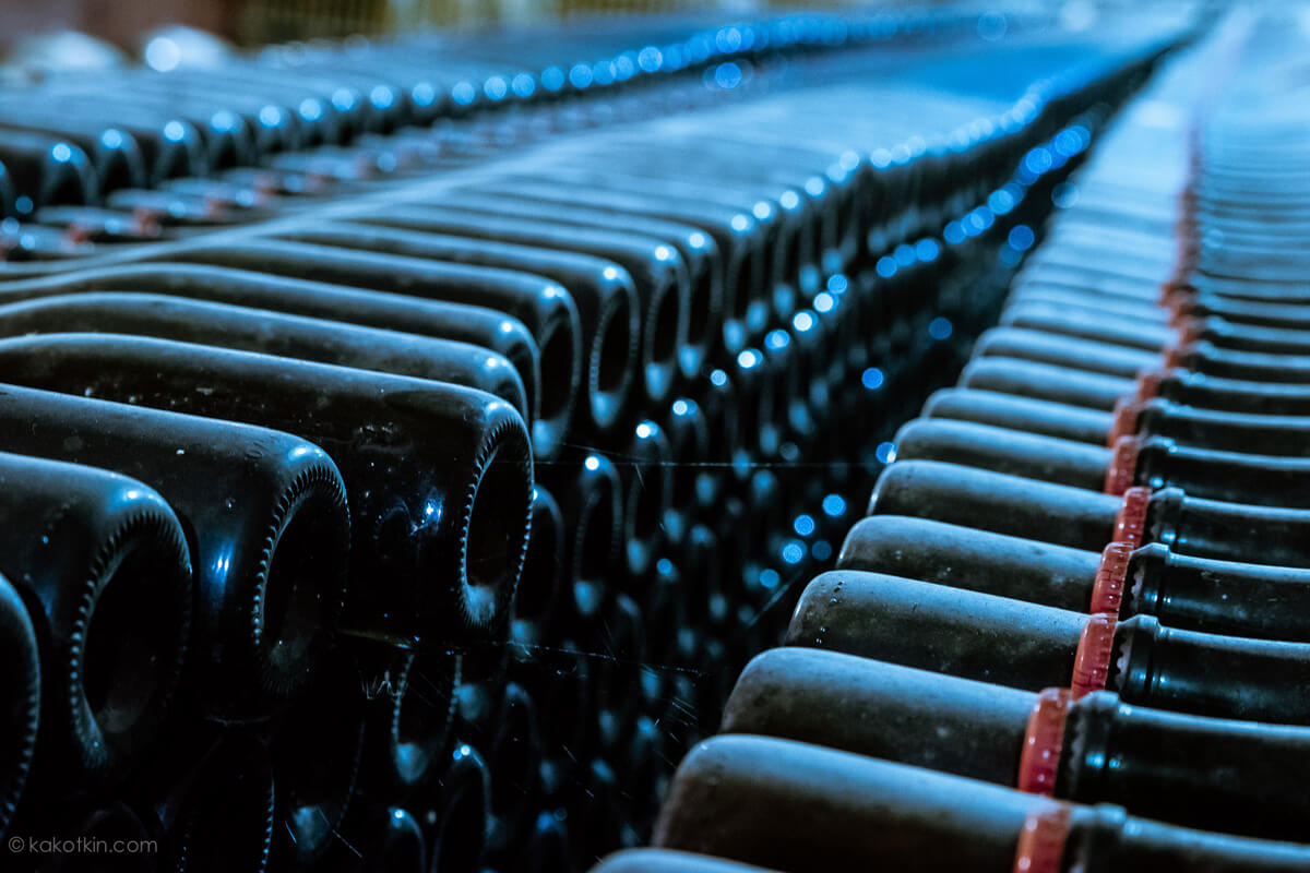 Рекламная съемка предприятия, продукция, бутылок вина, завод Мильстрим millstream-wines Краснодар