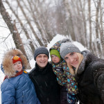Семейная фотосъемка зимой, фотограф в Краснодаре, в Твери, в Москве Роман Какоткин.