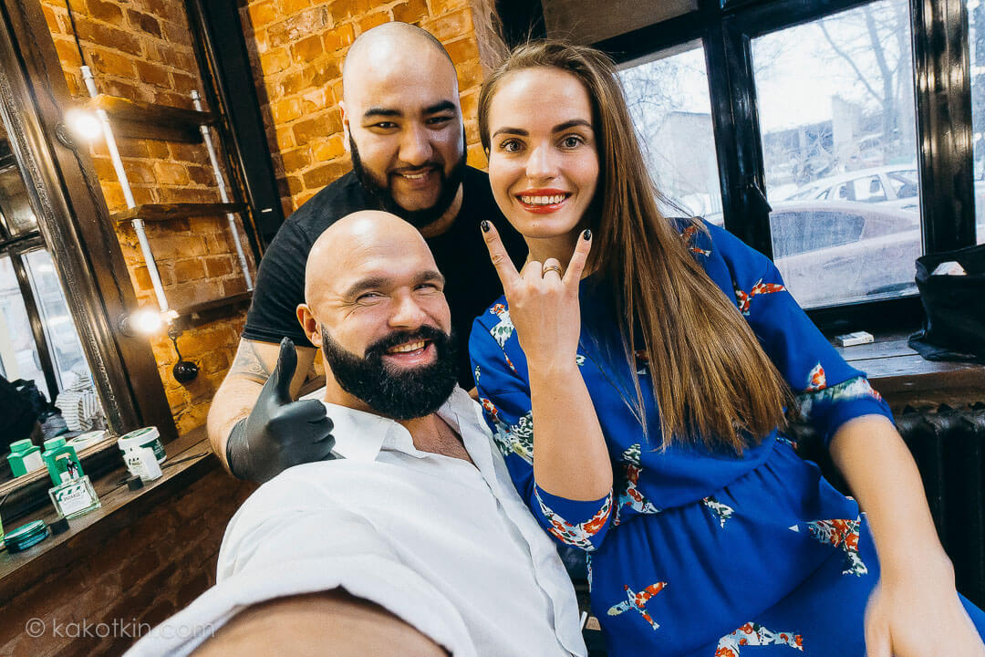 Стрижка бороды и усов мужская парикмахерская чоп чоп барбершоп парикмахер barbershop москва тверь Black Leon Шах