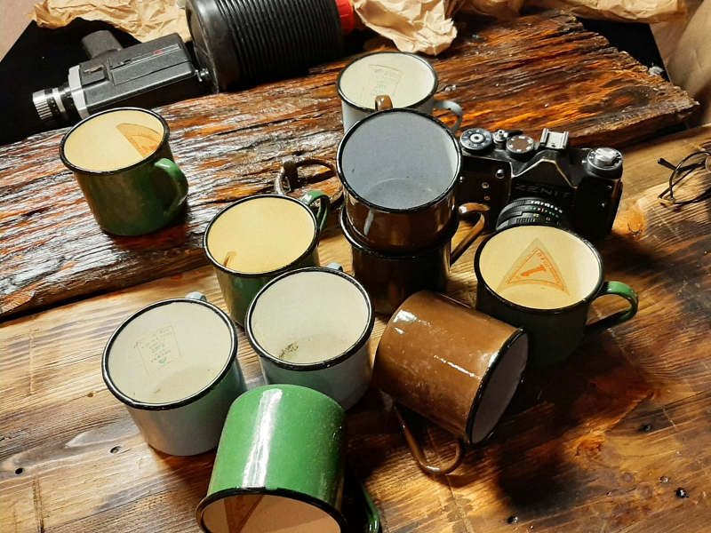 Кружки для воды эмалированные СССР