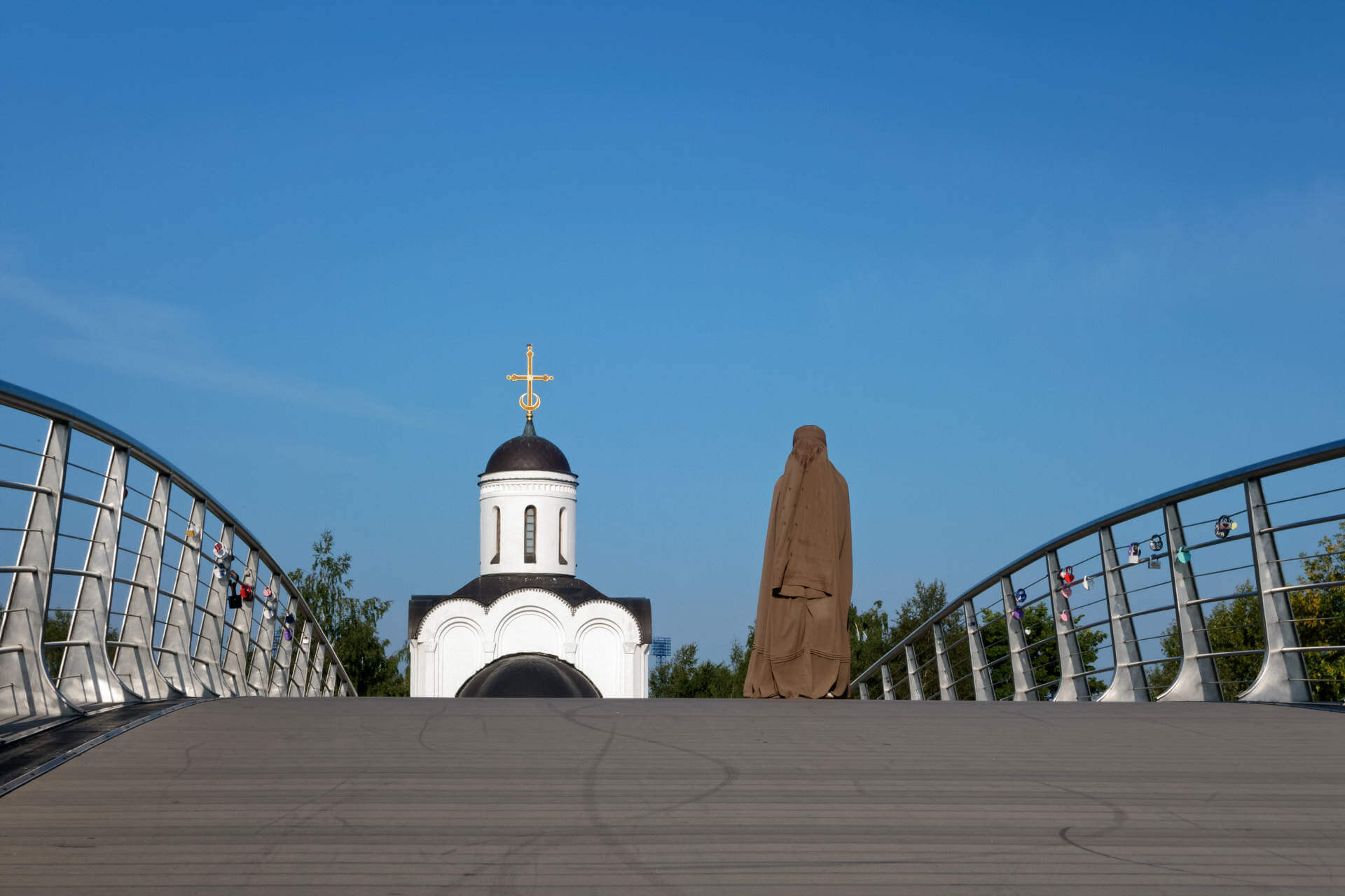 Монастырский мост Тверь 