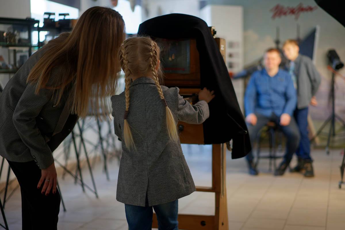 Фотосессия в музее фотографии Искра
