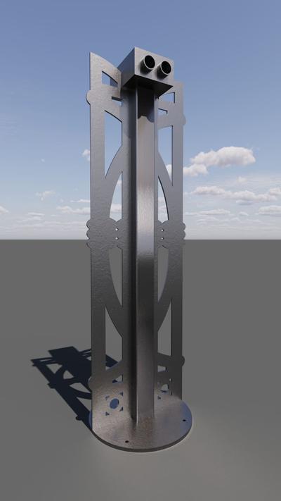 Техническое описание уличного стереоскопа