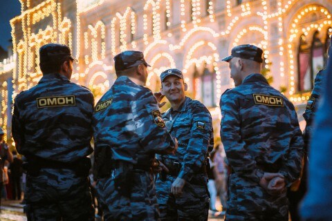 ОМОН на 9 мая в Москве